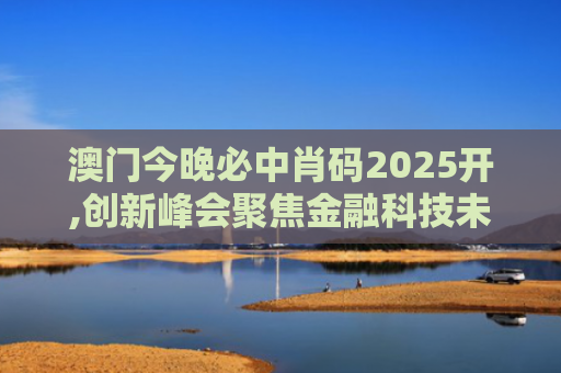 澳门今晚必中肖码2025开,创新峰会聚焦金融科技未来