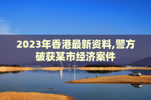 2023年香港最新资料,警方破获某市经济案件